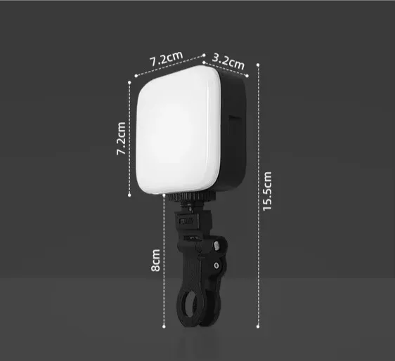 M-88 LED Video Light Portable 45 LED USB Rechargeable Clip On Fill Light for Phone Camera