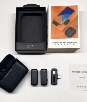 DK11 Dual Wireless Lavalier Microphone with Charging Case for Type-C