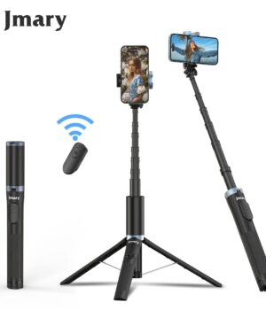 JMARY KT-259 3 in 1 Bluetooth Selfie Stick Tripod with Wireless Remote – Extendable Aluminum Mobile & Camera Stand
