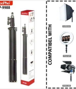 NEEPHO NP-9988 adjustable studio light stand for camera and video lighting