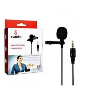 Candc U1 Professional Lavalier Microphone | Clip-On Condenser Mic for Mobile, DSLR & PC | Shophory