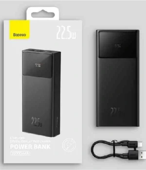 Baseus Star-Lord 30000mAh 22.5W Fast Charging Power Bank with Digital Display – Black